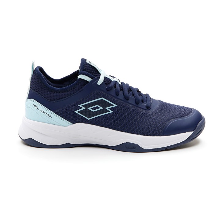 Women Lotto Mirage 500 II ALR W Tennis Shoes Navy Blue | DE065346R2