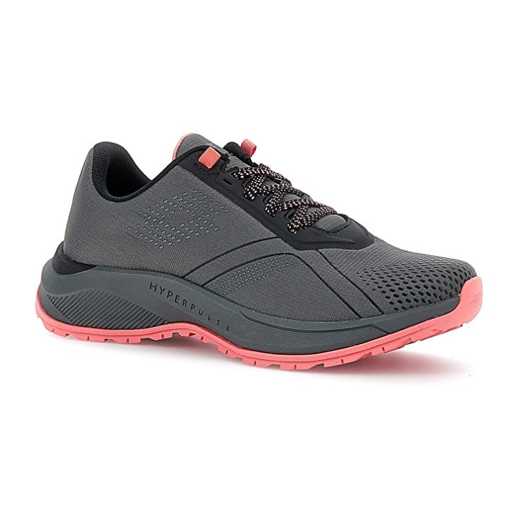 Women Lotto Moonrun 500 W Trail Running Shoes Grey / Coral | ZT481718M1