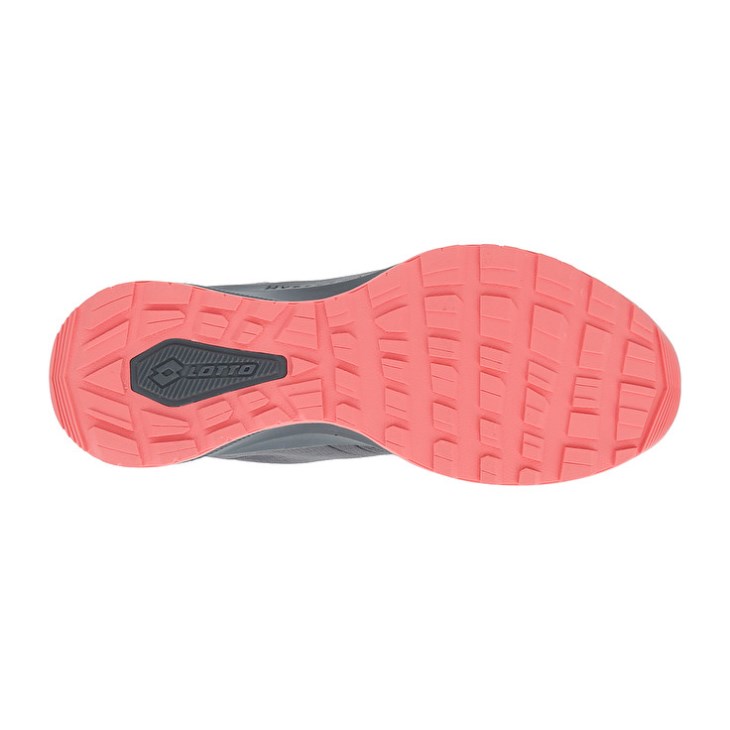 Women Lotto Moonrun 500 W Trail Running Shoes Grey / Coral | ZT481718M1
