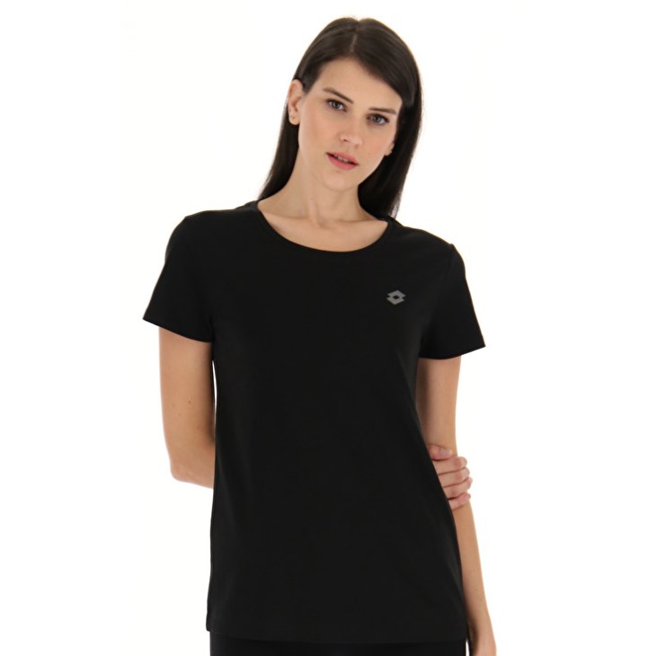 Women Lotto Msc W T Shirts Black | NM029122A0