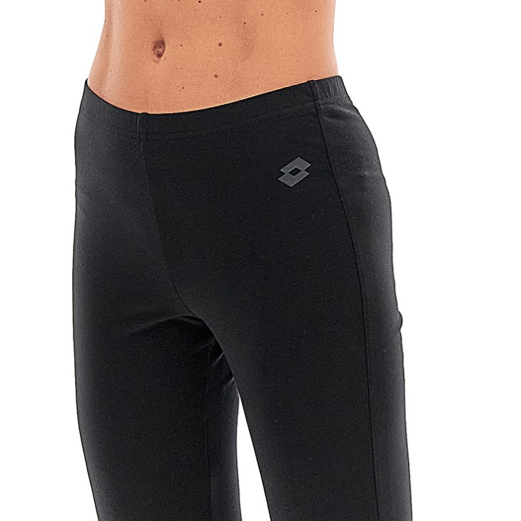 Women Lotto Msc W YG Leggings Black | WF037783Y1
