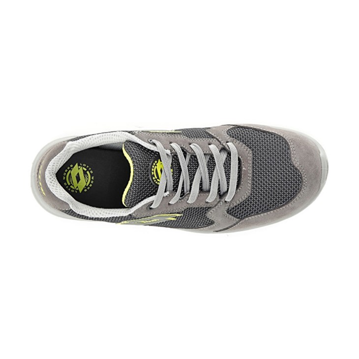 Women Lotto Race 250 S1P SD Safety Shoes Grey / Green | RJ179487A8