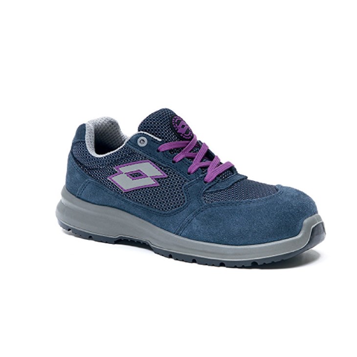 Women Lotto Race 250 S1P W Safety Shoes Blue | XO015391S7