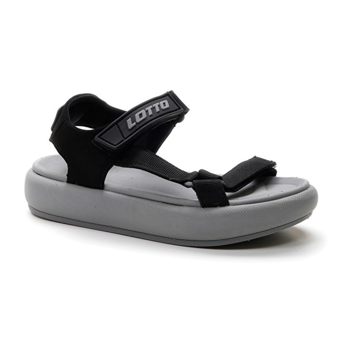 Women Lotto Scirocco 1 W Sandals Black | LU181108O4