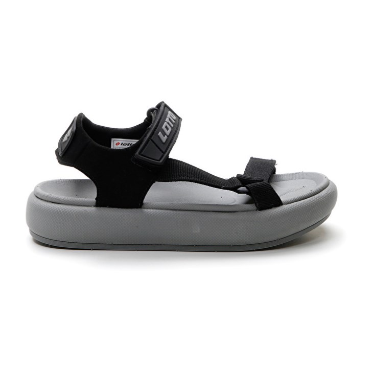 Women Lotto Scirocco 1 W Sandals Black | LU181108O4