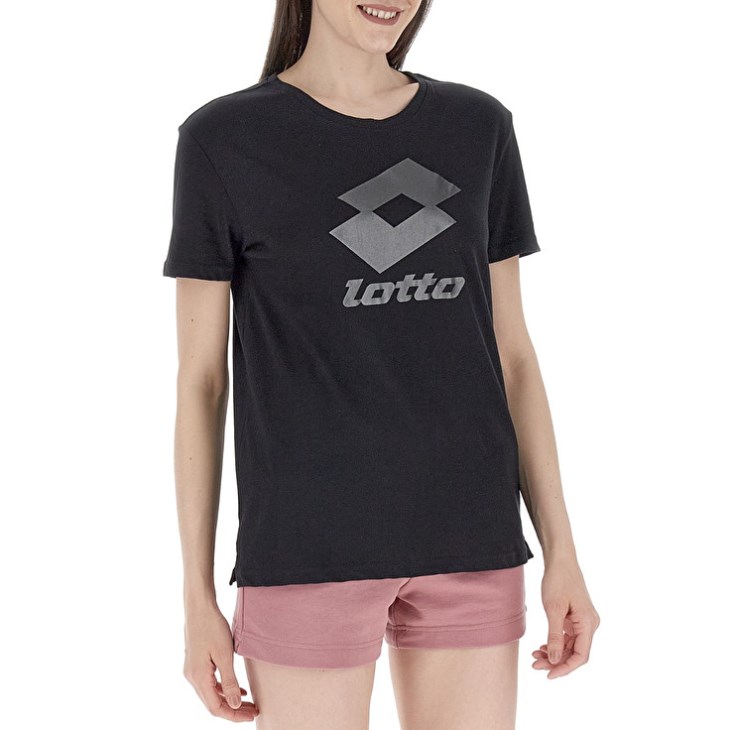 Women Lotto Smart W IV T Shirts Black | GD677367J9