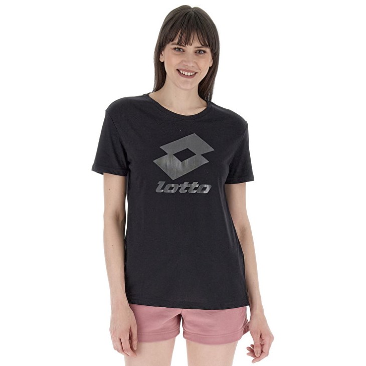Women Lotto Smart W IV T Shirts Black | GD677367J9