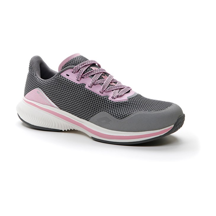 Women Lotto Speedevo 502 W Running Shoes Grey / Pink | UG792109J2