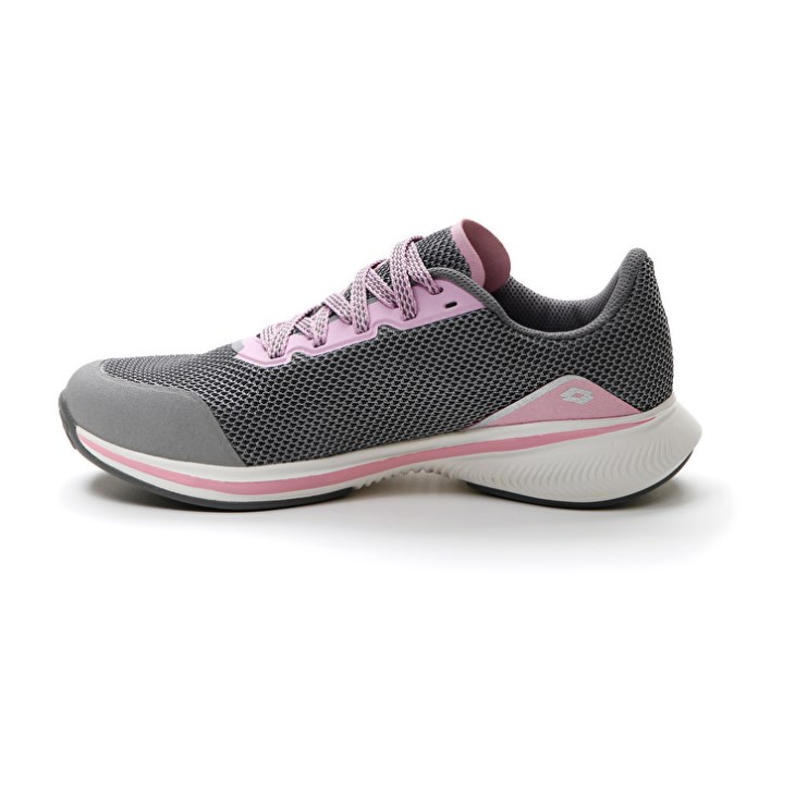 Women Lotto Speedevo 502 W Running Shoes Grey / Pink | UG792109J2