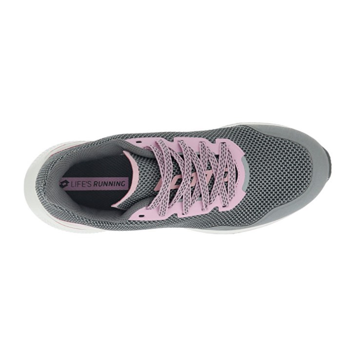 Women Lotto Speedevo 502 W Running Shoes Grey / Pink | UG792109J2
