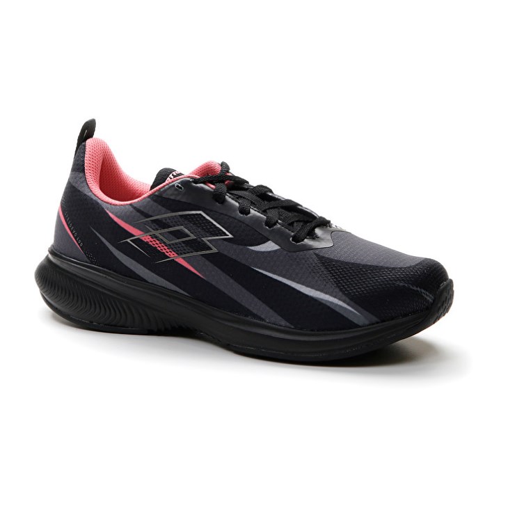 Women Lotto Speedevo 600 III W Running Shoes Black / Coral | FV475757M4