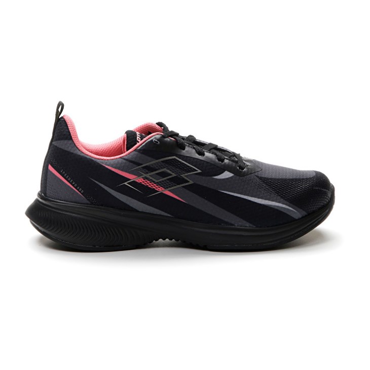 Women Lotto Speedevo 600 III W Running Shoes Black / Coral | FV475757M4