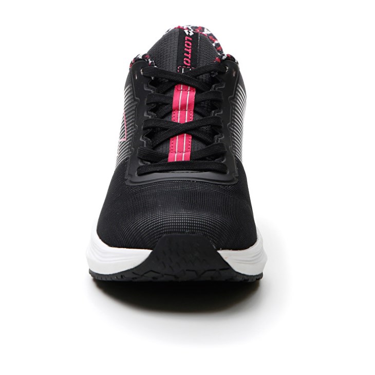 Women Lotto Speedevo 700 II PRT W Running Shoes Black / Pink | YM209140K8