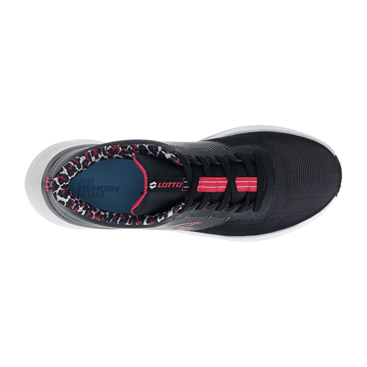 Women Lotto Speedevo 700 II PRT W Running Shoes Black / Pink | YM209140K8