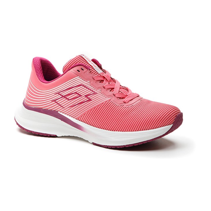 Women Lotto Speedevo 701 III W Running Shoes Rose / Purple / White | EC218021Q4