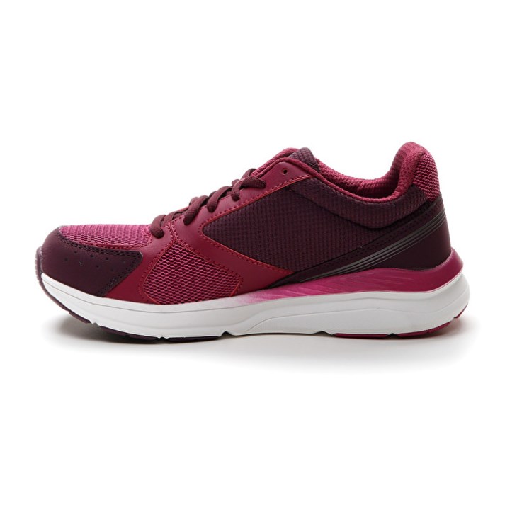 Women Lotto Speedride 600 Xii W Running Shoes Dark Red | QG916991Y1
