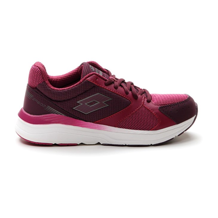 Women Lotto Speedride 600 Xii W Running Shoes Dark Red | QG916991Y1