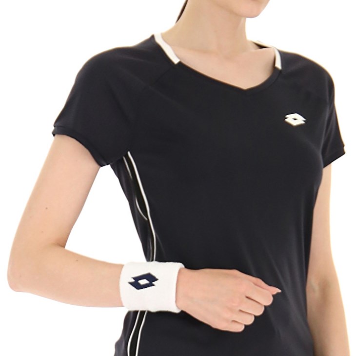 Women Lotto Squadra W II PL T Shirts Black | HX680268Y1