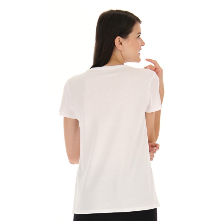 Women Lotto Squadra W II T Shirts White | UA147094G5