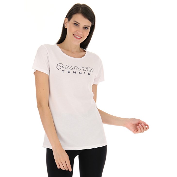 Women Lotto Squadra W II T Shirts White | UA147094G5