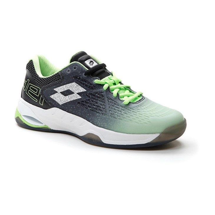 Women Lotto Superrapida 100 W Padel Shoes Green / White / Black | HU048564S4