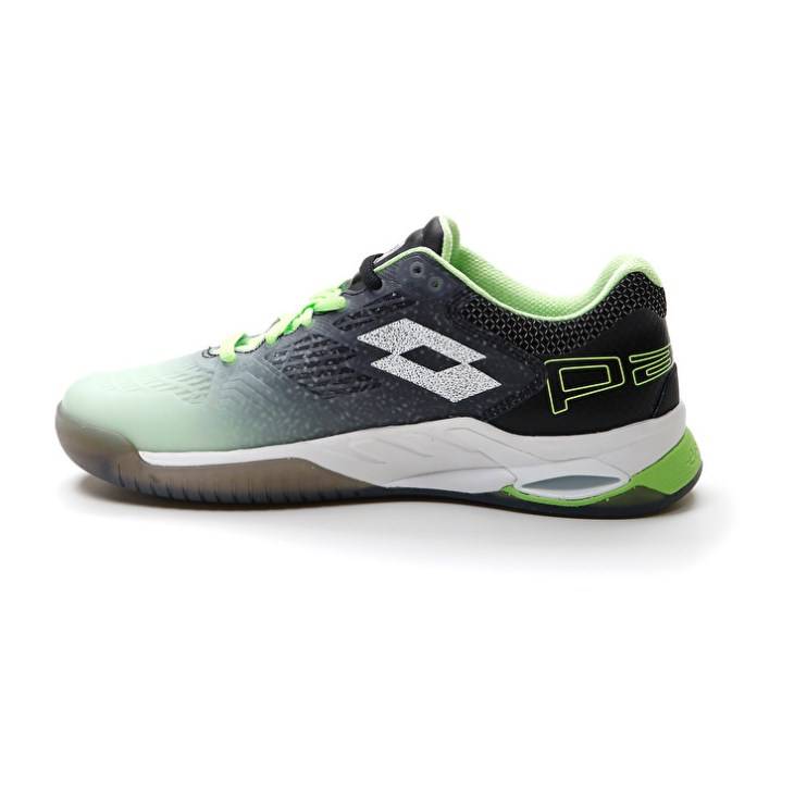 Women Lotto Superrapida 100 W Padel Shoes Green / White / Black | HU048564S4