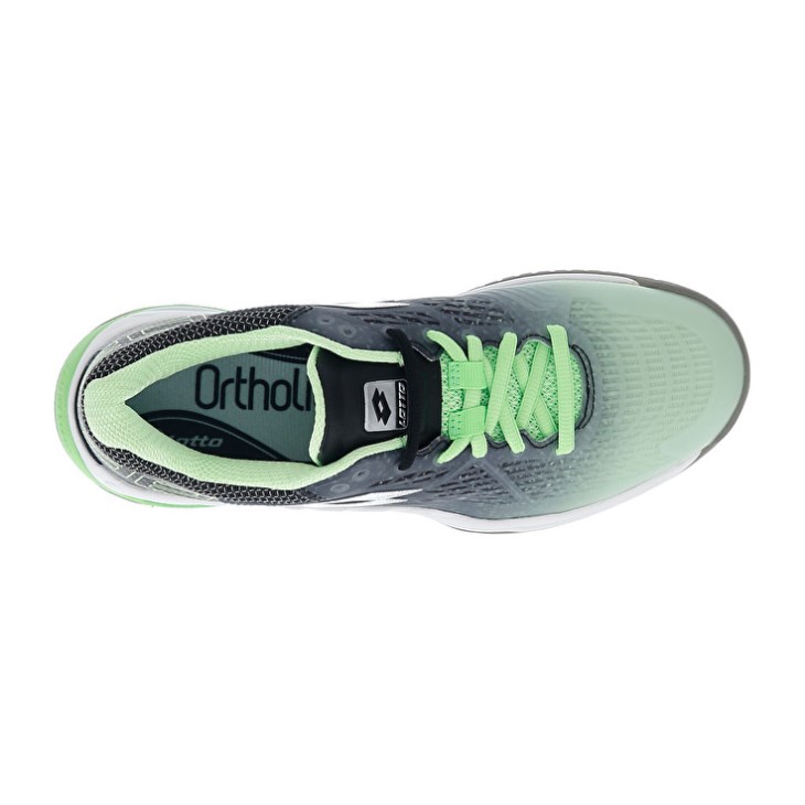 Women Lotto Superrapida 100 W Padel Shoes Green / White / Black | HU048564S4