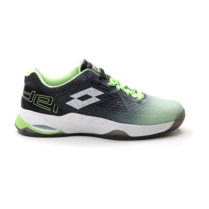 Women Lotto Superrapida 100 W Padel Shoes Green / White / Black | HU048564S4