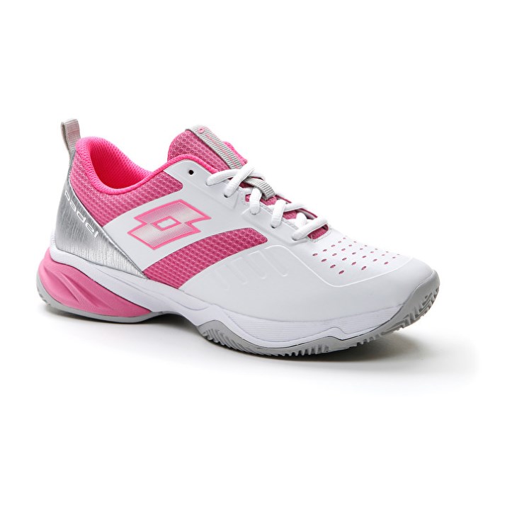 Women Lotto Superrapida 400 IV W Padel Shoes White / Coral | GI733693X5