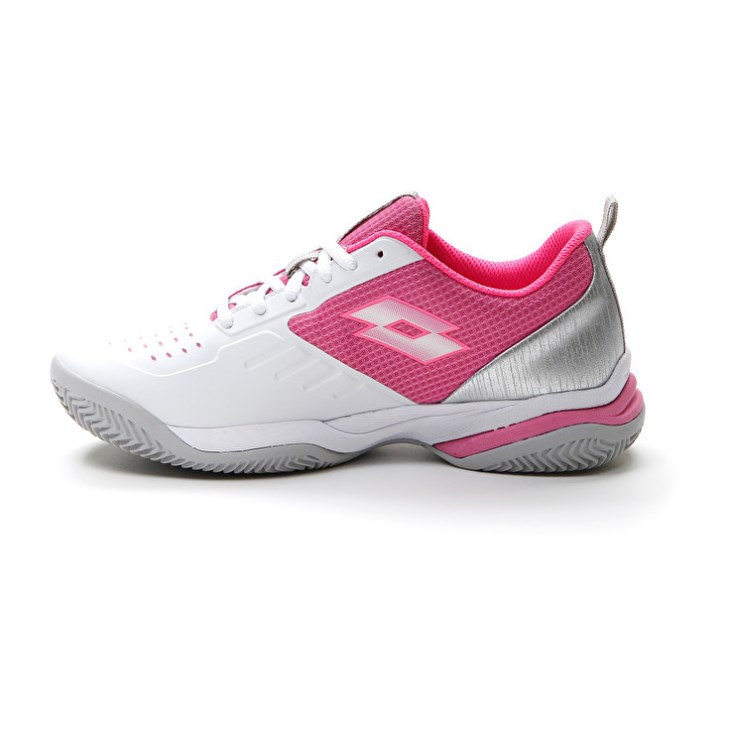 Women Lotto Superrapida 400 IV W Padel Shoes White / Coral | GI733693X5