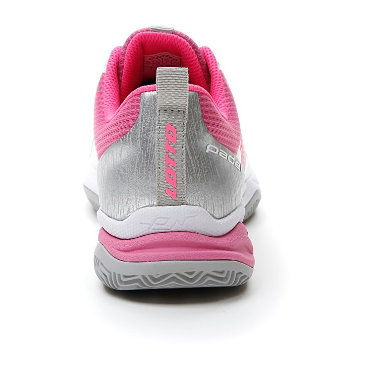 Women Lotto Superrapida 400 IV W Padel Shoes White / Coral | GI733693X5