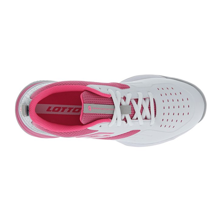 Women Lotto Superrapida 400 IV W Padel Shoes White / Coral | GI733693X5