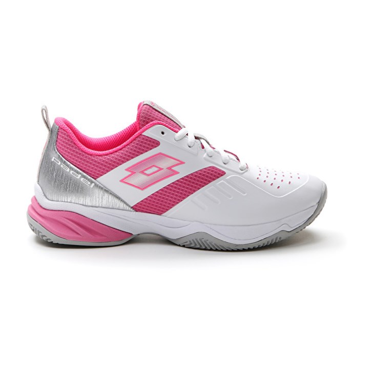 Women Lotto Superrapida 400 IV W Padel Shoes White / Coral | GI733693X5