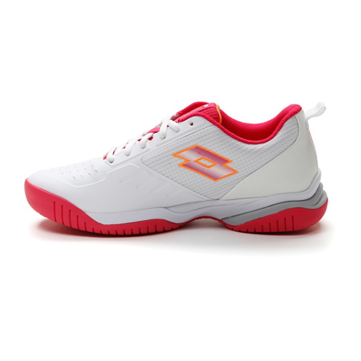 Women Lotto Superrapida 400 V W Padel Shoes White / Red | ME282778N3