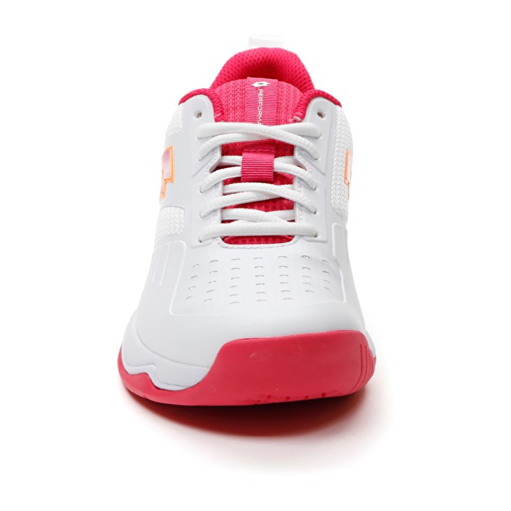 Women Lotto Superrapida 400 V W Padel Shoes White / Red | ME282778N3