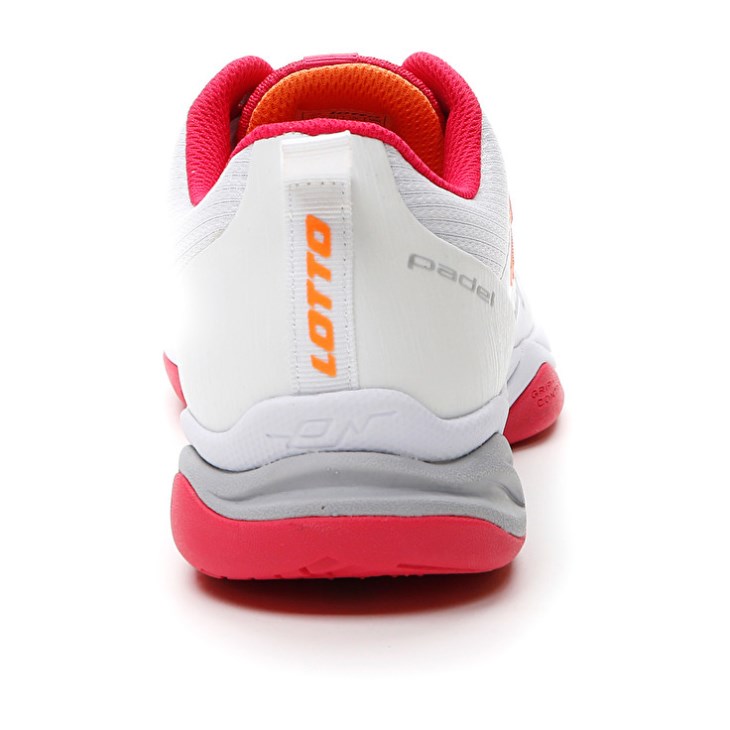 Women Lotto Superrapida 400 V W Padel Shoes White / Red | ME282778N3