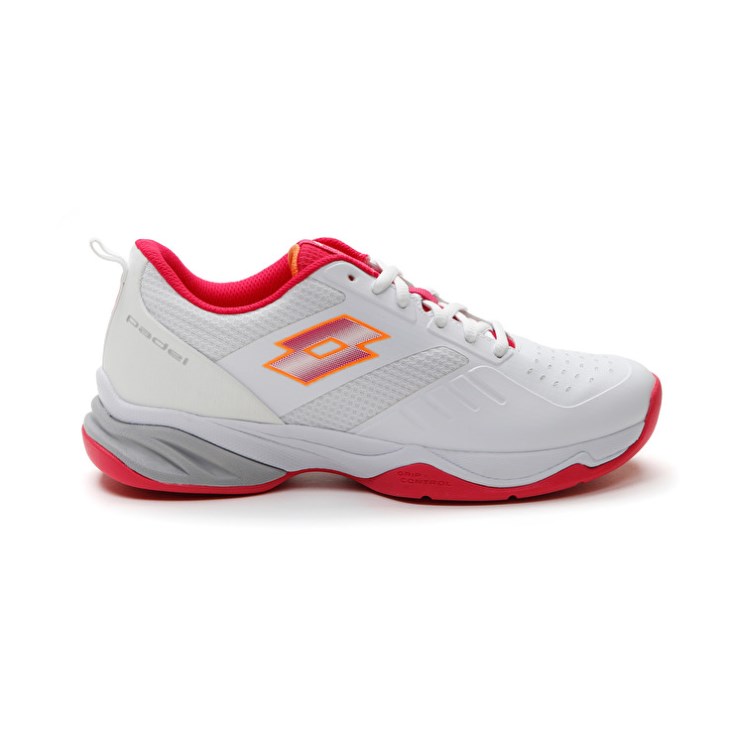 Women Lotto Superrapida 400 V W Padel Shoes White / Red | ME282778N3