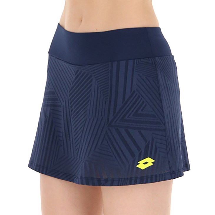 Women Lotto Superrapida W V Skirts Dark Blue / Yellow | TQ392589A7
