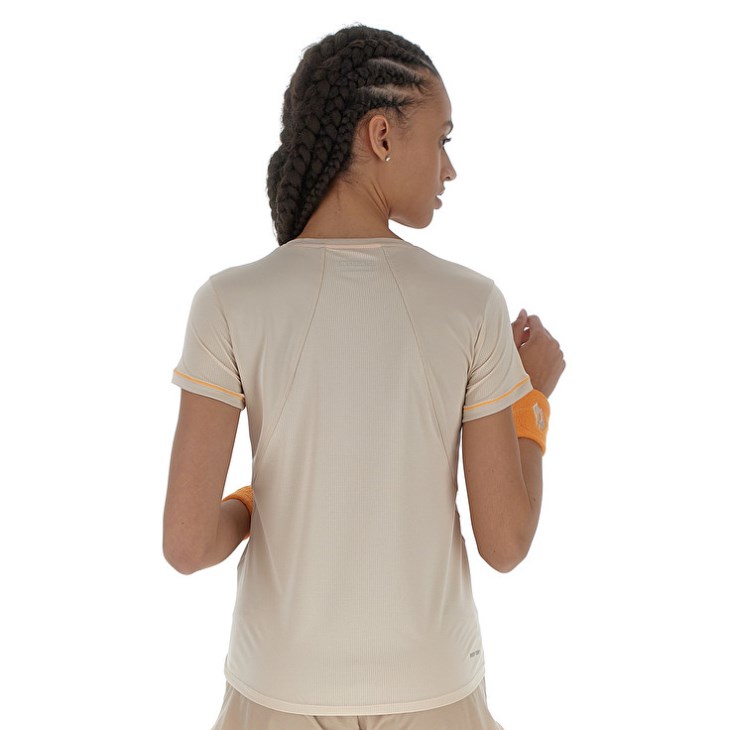 Women Lotto Tech W II D3 T Shirts Beige | AM710101S1