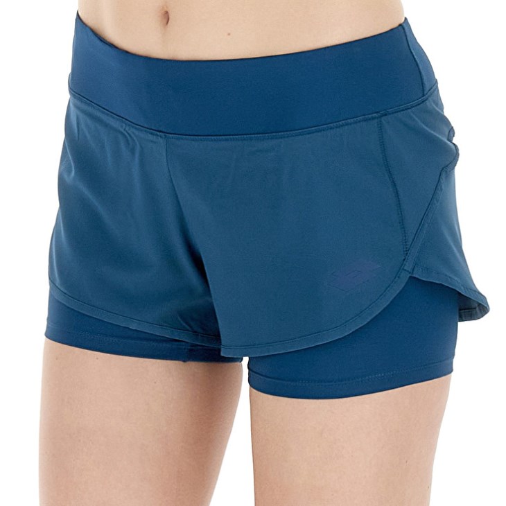 Women Lotto Tech W I D1 Shorts Turquoise | BP038333C6