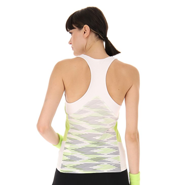 Women Lotto Tech W I D4 Tank Top White | CB787238J0