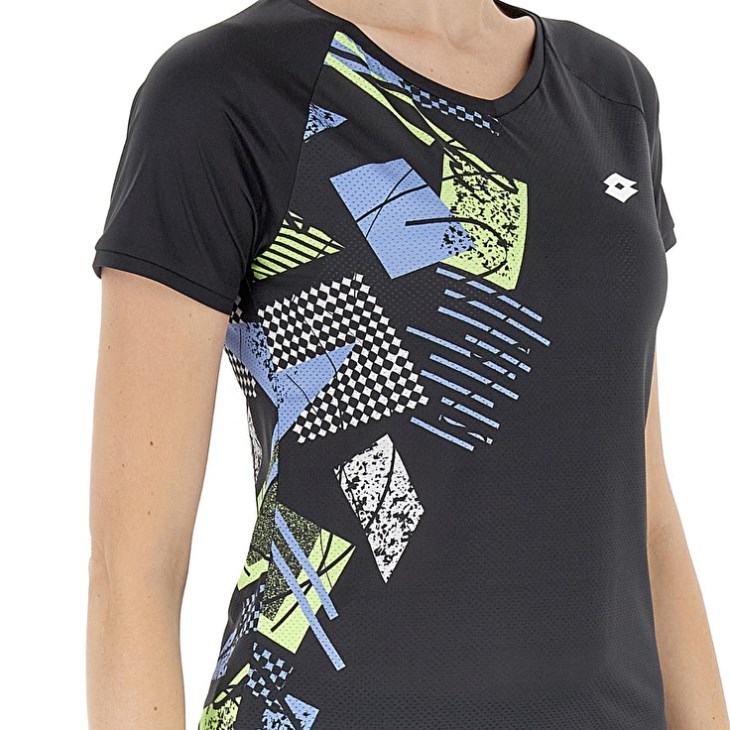 Women Lotto Tech W I D5 T Shirts Black | MA806990Q0