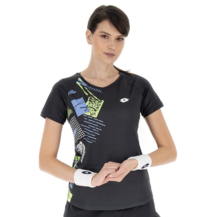 Women Lotto Tech W I D5 T Shirts Black | MA806990Q0