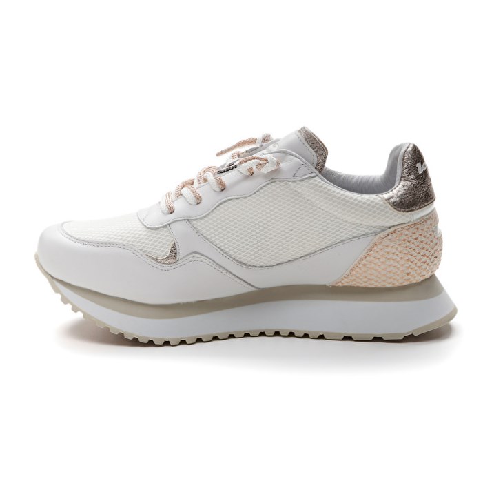 Women Lotto Tokyo Wedge II Fish W Sneakers White | SN942694I6