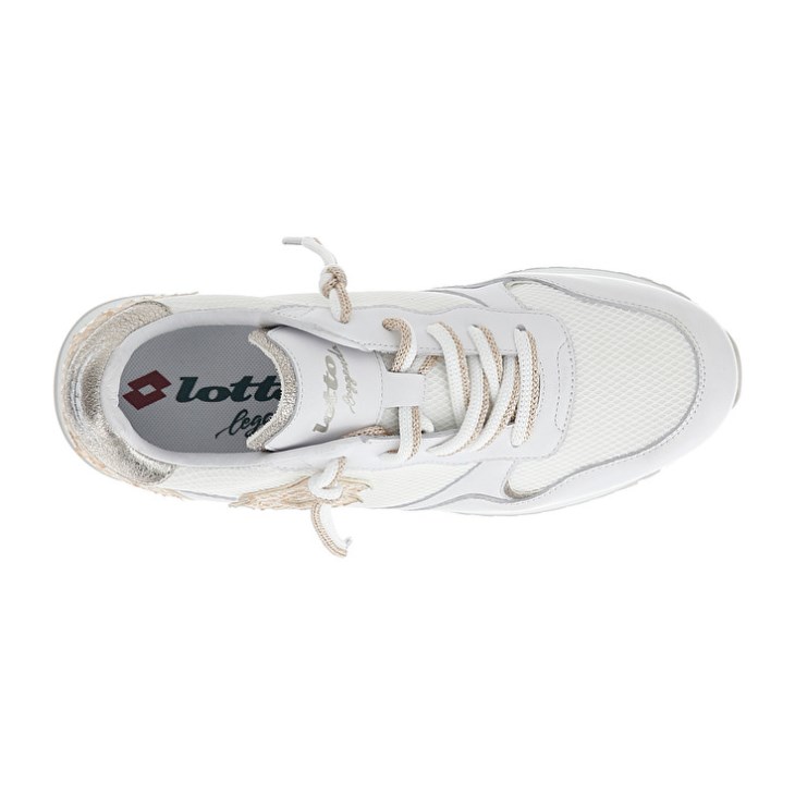 Women Lotto Tokyo Wedge II Fish W Sneakers White | SN942694I6