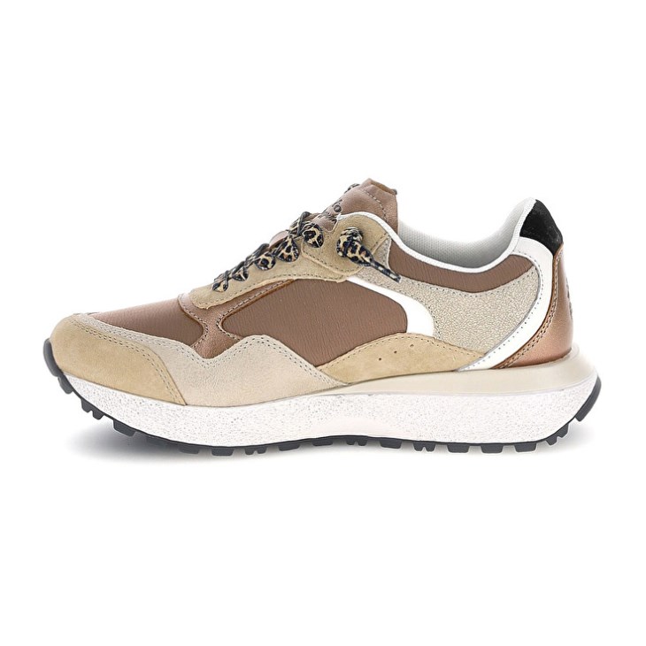 Women Lotto Tokyo Wedge Leo Lace W Sneakers Beige | BH410091T3