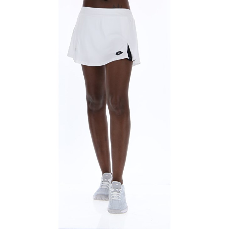 Women Lotto Top Ten W III PL Skirts White / Black | XQ524752P1