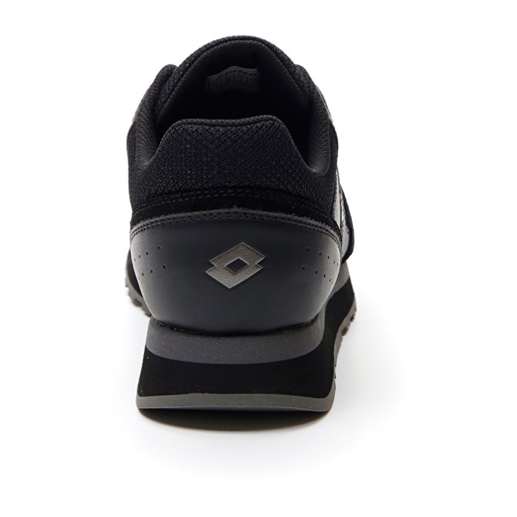 Women Lotto Trainer Wedge III W Sneakers Black | AT832013Y3