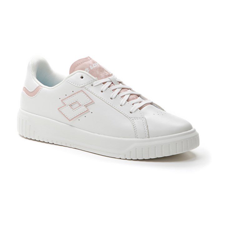 Women Lotto Venus AMF III Liquid W Sneakers White / Light Coral | NT964856M6
