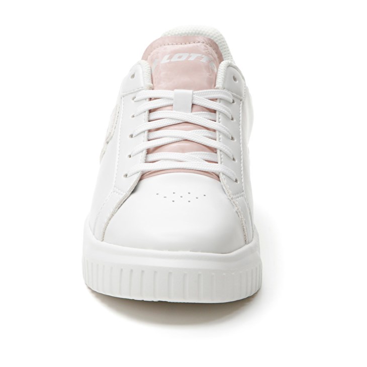 Women Lotto Venus AMF III Liquid W Sneakers White / Light Coral | NT964856M6